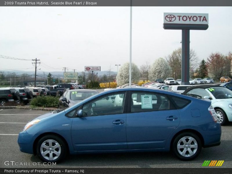 Seaside Blue Pearl / Bisque 2009 Toyota Prius Hybrid
