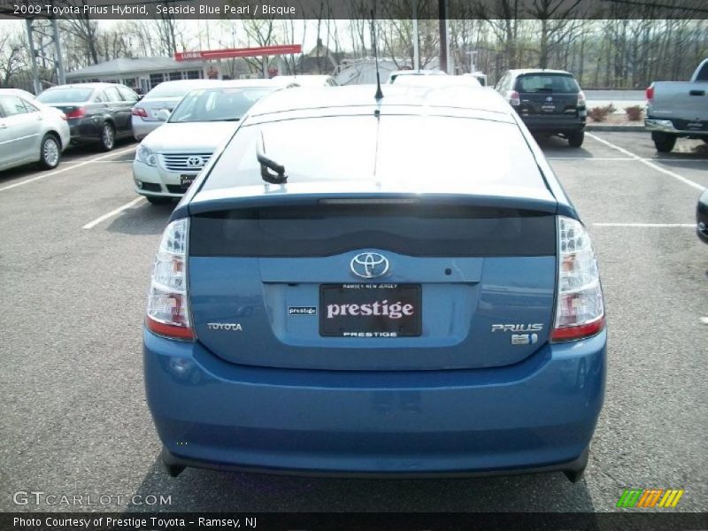 Seaside Blue Pearl / Bisque 2009 Toyota Prius Hybrid