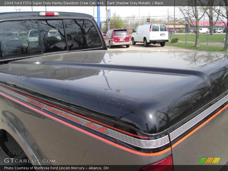 Dark Shadow Grey Metallic / Black 2004 Ford F350 Super Duty Harley Davidson Crew Cab 4x4