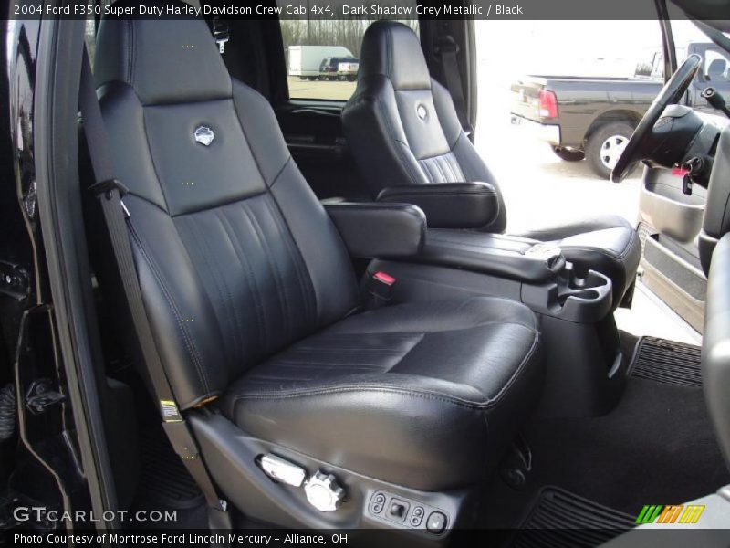 Dark Shadow Grey Metallic / Black 2004 Ford F350 Super Duty Harley Davidson Crew Cab 4x4