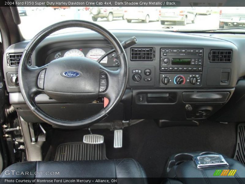 Dark Shadow Grey Metallic / Black 2004 Ford F350 Super Duty Harley Davidson Crew Cab 4x4