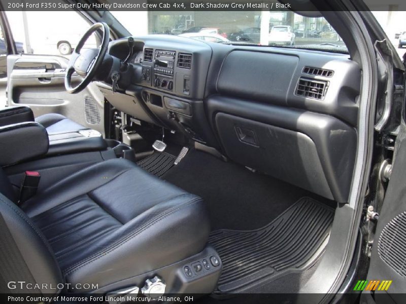 Dark Shadow Grey Metallic / Black 2004 Ford F350 Super Duty Harley Davidson Crew Cab 4x4