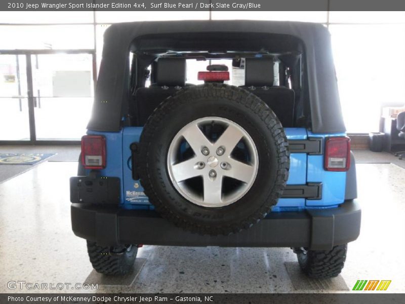 Surf Blue Pearl / Dark Slate Gray/Blue 2010 Jeep Wrangler Sport Islander Edition 4x4