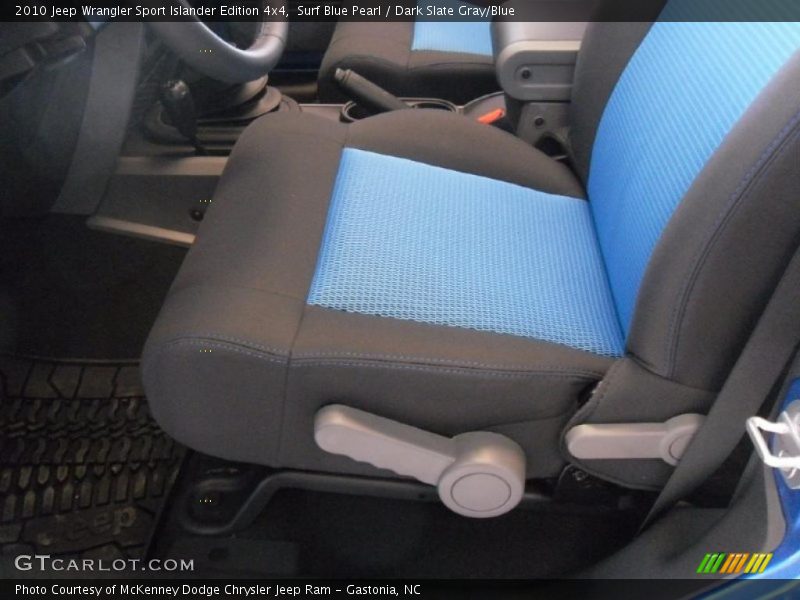 Surf Blue Pearl / Dark Slate Gray/Blue 2010 Jeep Wrangler Sport Islander Edition 4x4