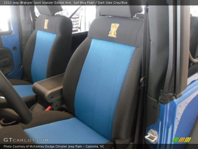 Surf Blue Pearl / Dark Slate Gray/Blue 2010 Jeep Wrangler Sport Islander Edition 4x4