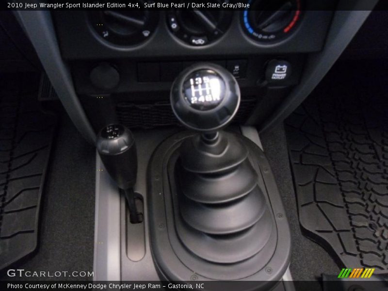 Surf Blue Pearl / Dark Slate Gray/Blue 2010 Jeep Wrangler Sport Islander Edition 4x4