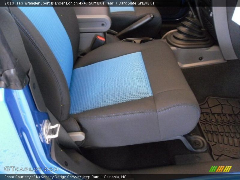 Surf Blue Pearl / Dark Slate Gray/Blue 2010 Jeep Wrangler Sport Islander Edition 4x4