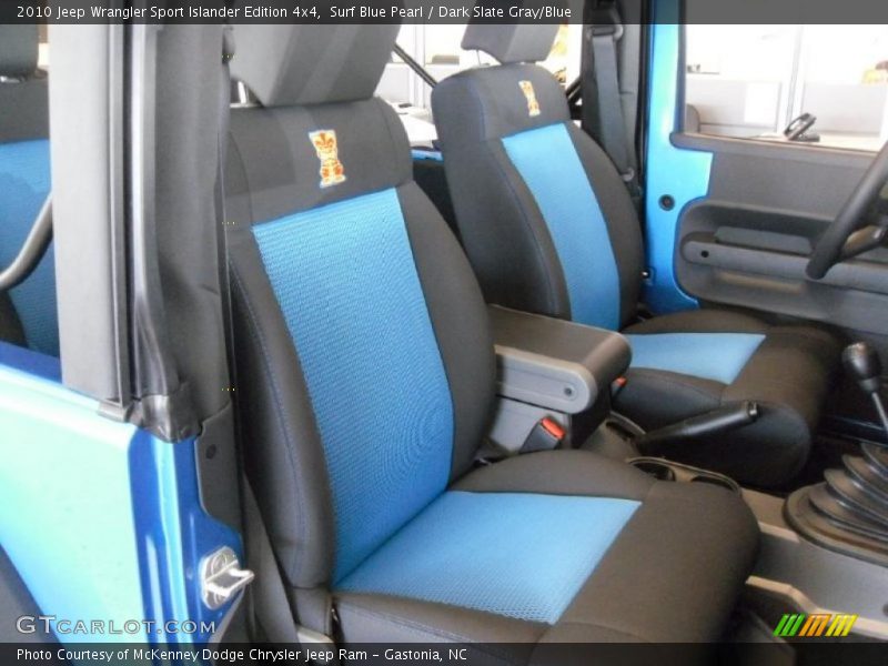 Surf Blue Pearl / Dark Slate Gray/Blue 2010 Jeep Wrangler Sport Islander Edition 4x4