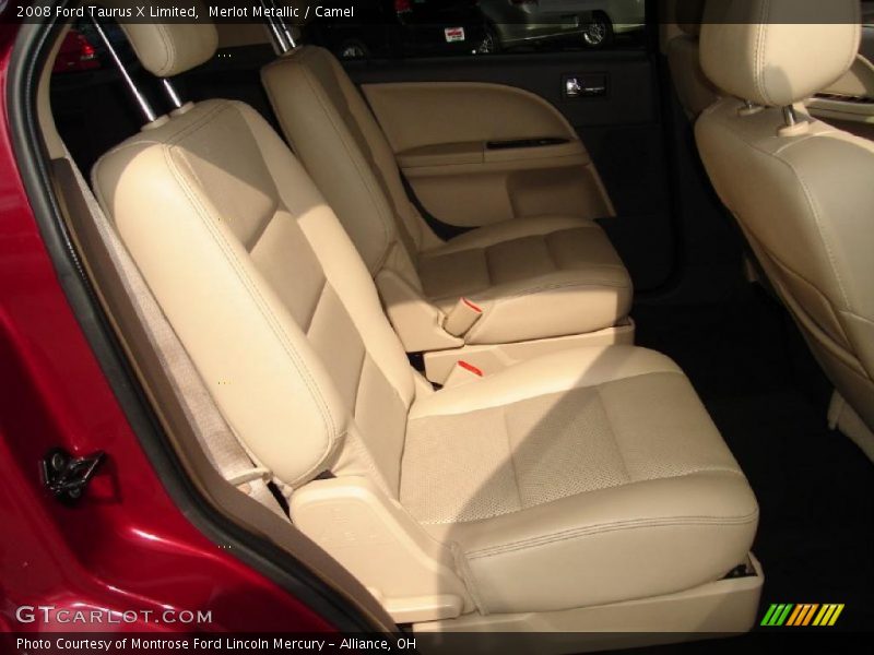 Merlot Metallic / Camel 2008 Ford Taurus X Limited