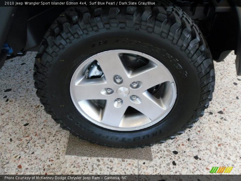 Surf Blue Pearl / Dark Slate Gray/Blue 2010 Jeep Wrangler Sport Islander Edition 4x4