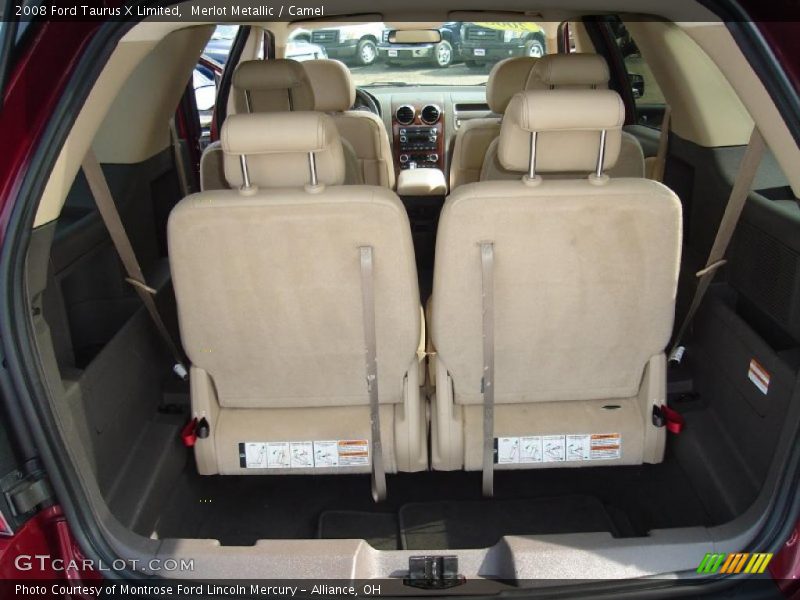 Merlot Metallic / Camel 2008 Ford Taurus X Limited