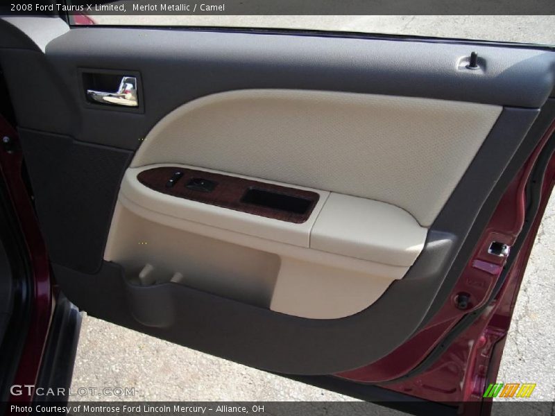 Merlot Metallic / Camel 2008 Ford Taurus X Limited