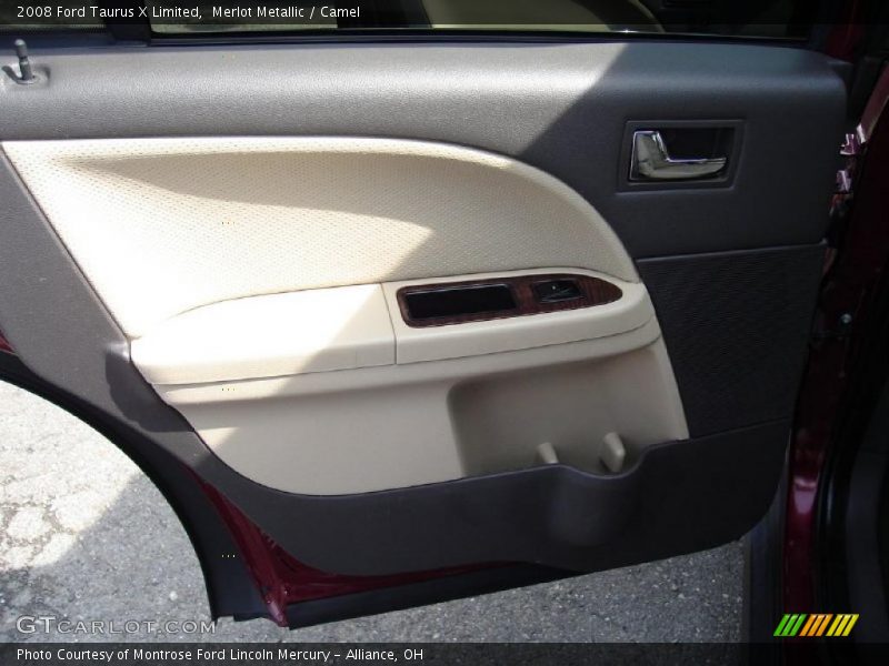 Merlot Metallic / Camel 2008 Ford Taurus X Limited