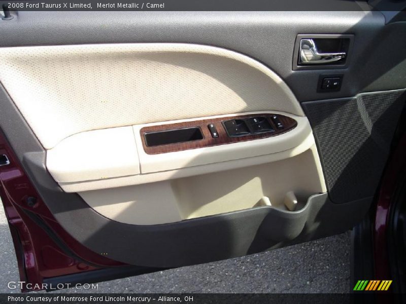 Merlot Metallic / Camel 2008 Ford Taurus X Limited