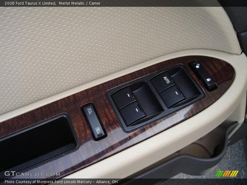 Merlot Metallic / Camel 2008 Ford Taurus X Limited