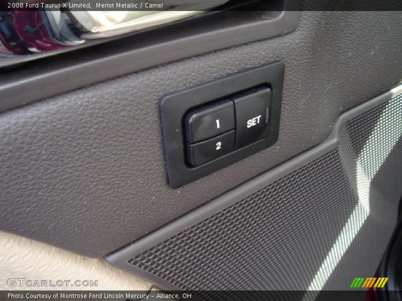 Merlot Metallic / Camel 2008 Ford Taurus X Limited