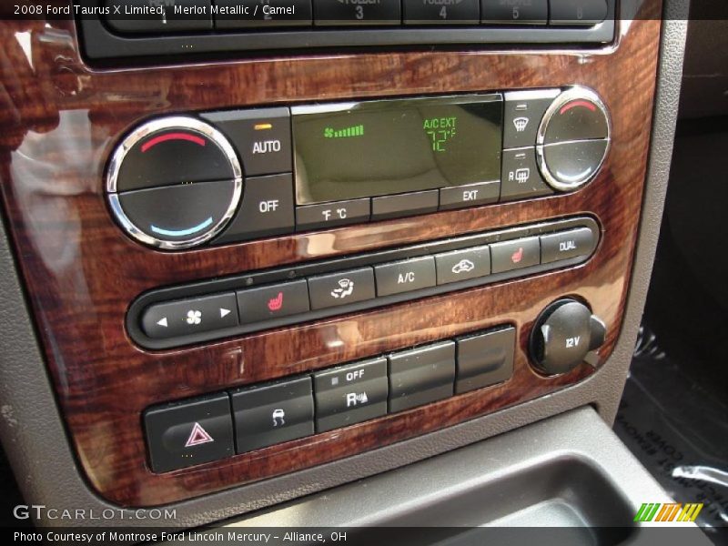 Merlot Metallic / Camel 2008 Ford Taurus X Limited