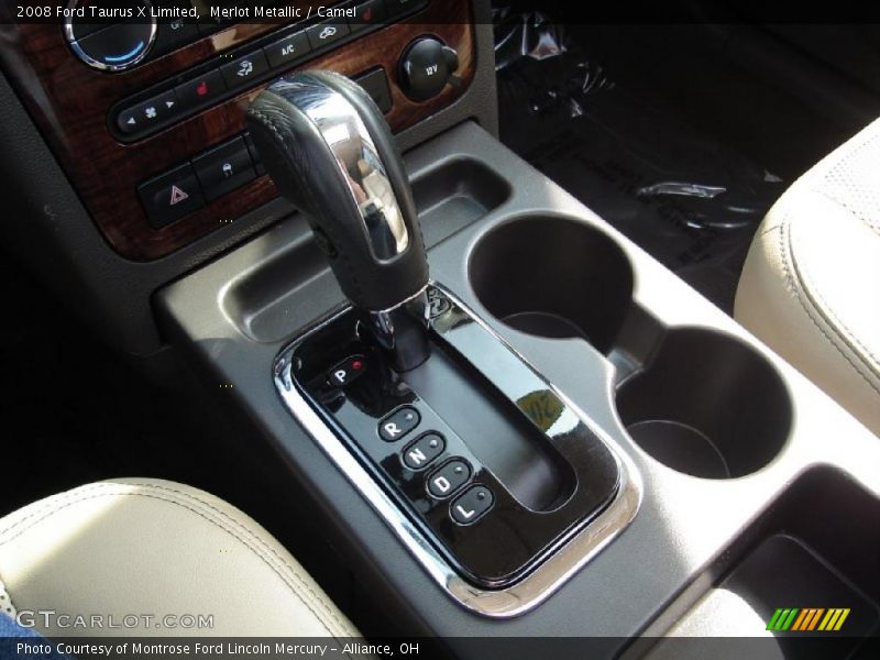 Merlot Metallic / Camel 2008 Ford Taurus X Limited