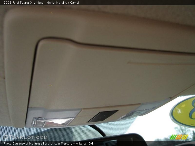 Merlot Metallic / Camel 2008 Ford Taurus X Limited