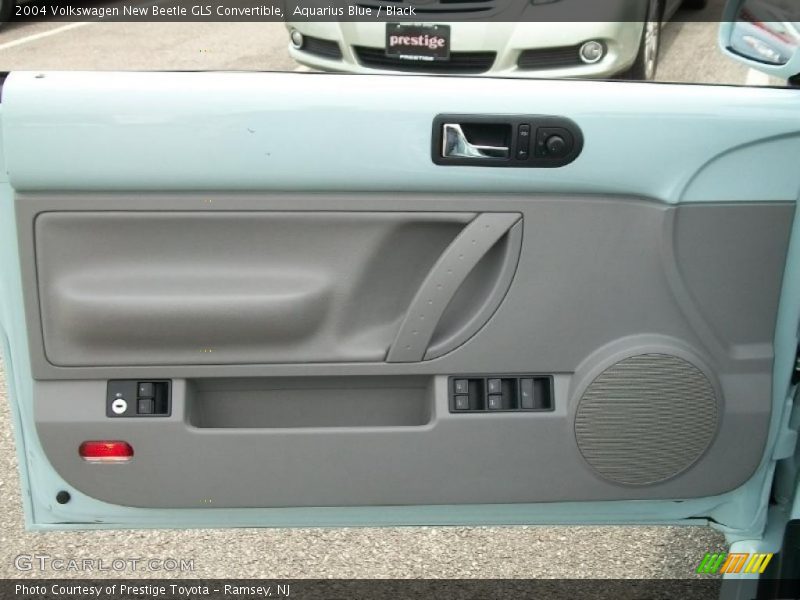 Aquarius Blue / Black 2004 Volkswagen New Beetle GLS Convertible