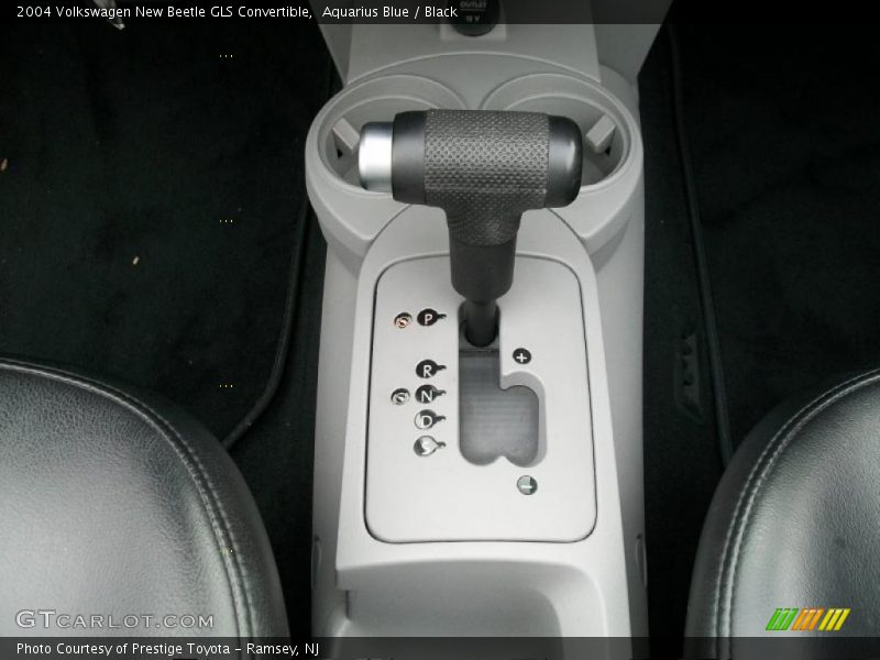 Aquarius Blue / Black 2004 Volkswagen New Beetle GLS Convertible