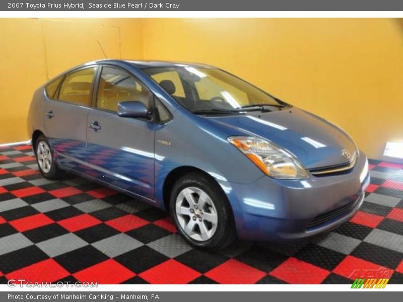 Seaside Blue Pearl / Dark Gray 2007 Toyota Prius Hybrid