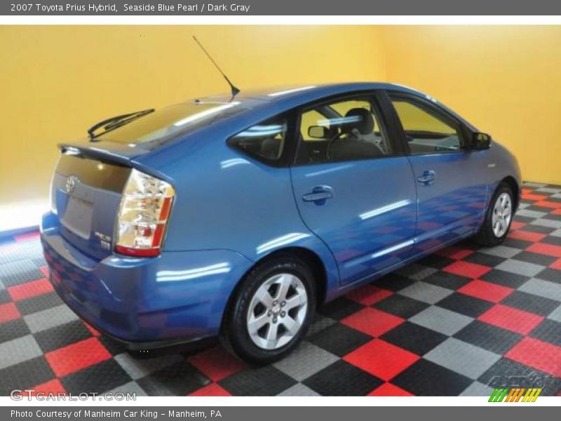 Seaside Blue Pearl / Dark Gray 2007 Toyota Prius Hybrid