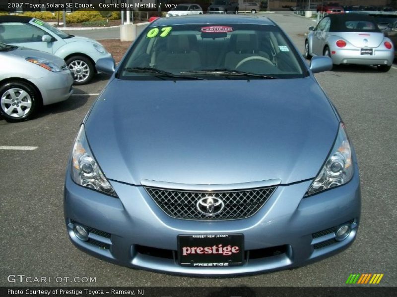 Cosmic Blue Metallic / Ivory 2007 Toyota Solara SE Coupe
