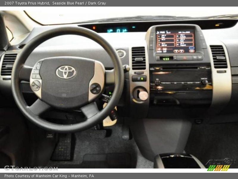 Seaside Blue Pearl / Dark Gray 2007 Toyota Prius Hybrid
