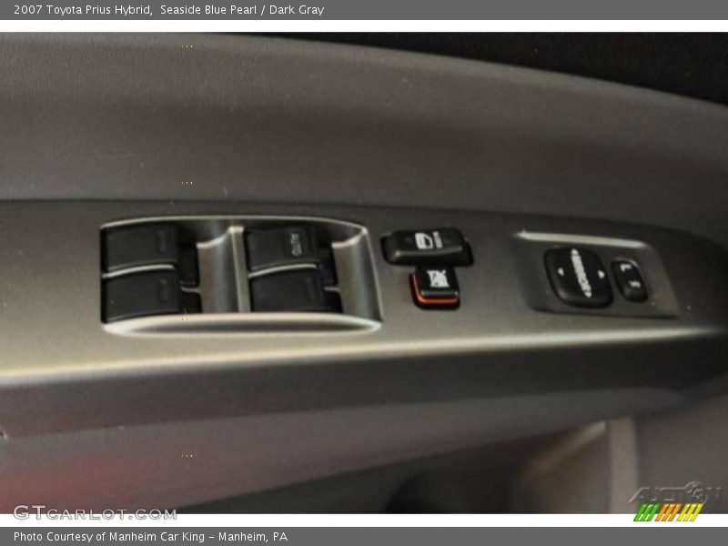 Seaside Blue Pearl / Dark Gray 2007 Toyota Prius Hybrid