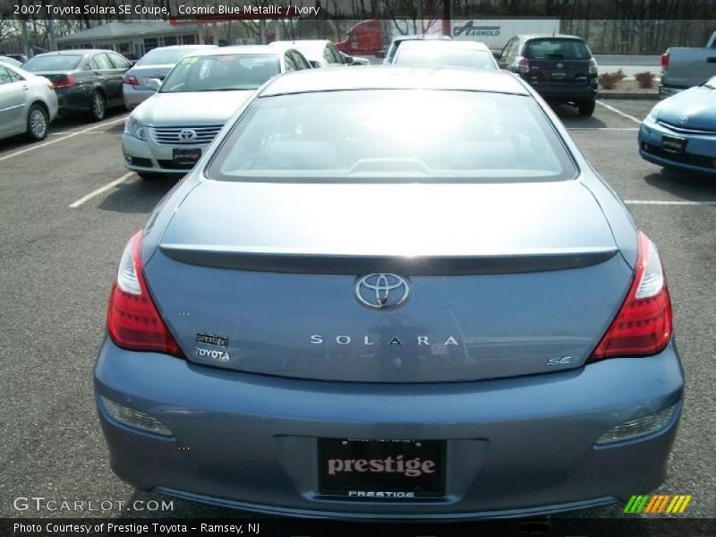 Cosmic Blue Metallic / Ivory 2007 Toyota Solara SE Coupe