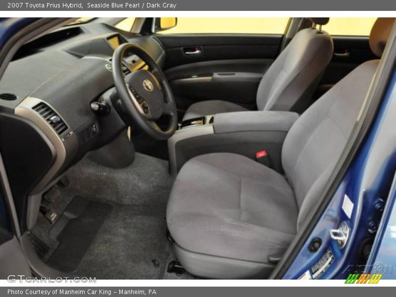 Seaside Blue Pearl / Dark Gray 2007 Toyota Prius Hybrid