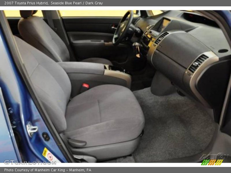 Seaside Blue Pearl / Dark Gray 2007 Toyota Prius Hybrid