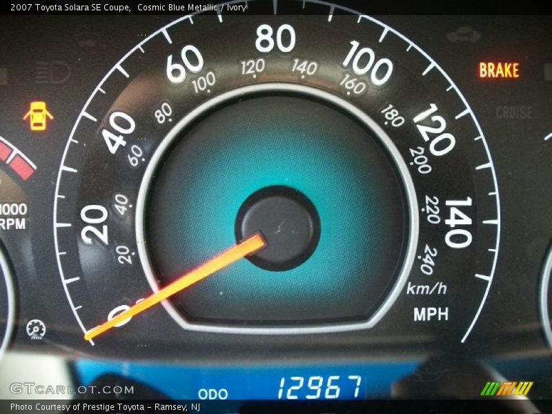 Cosmic Blue Metallic / Ivory 2007 Toyota Solara SE Coupe
