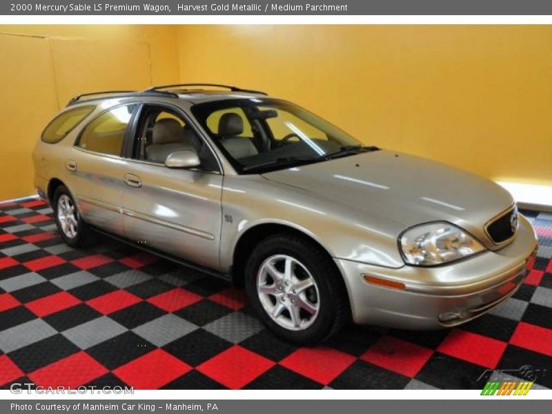 Harvest Gold Metallic / Medium Parchment 2000 Mercury Sable LS Premium Wagon