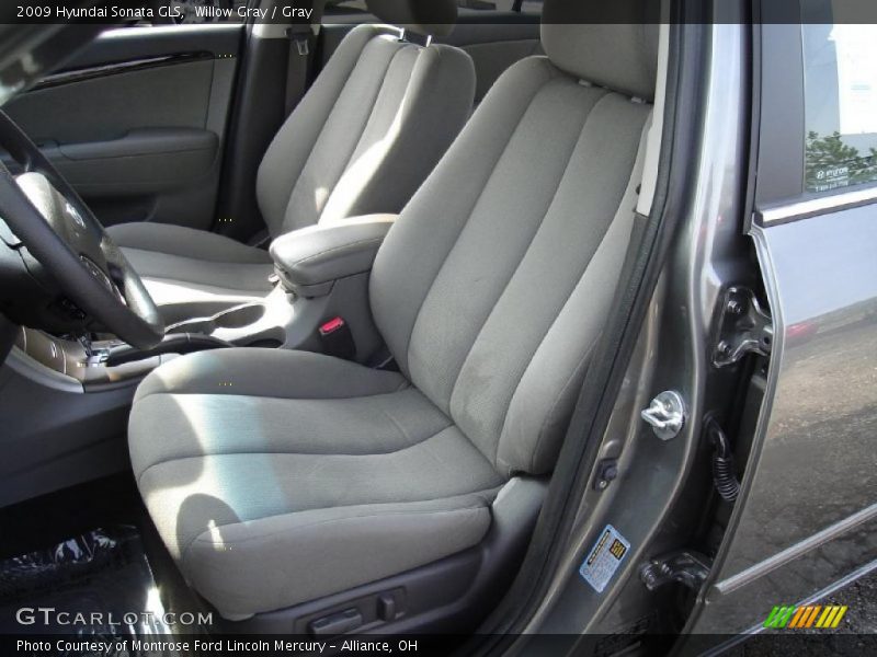Willow Gray / Gray 2009 Hyundai Sonata GLS