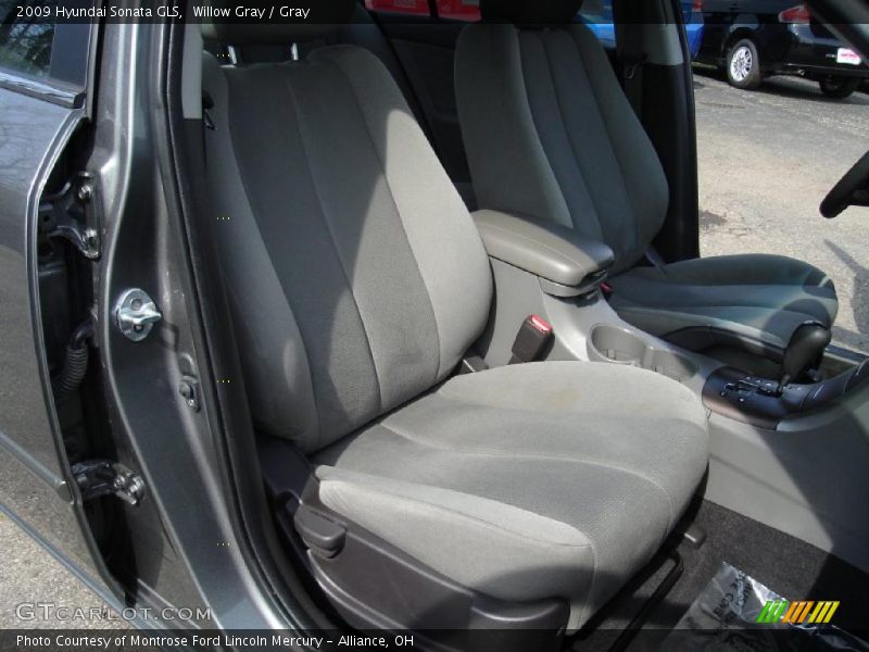 Willow Gray / Gray 2009 Hyundai Sonata GLS