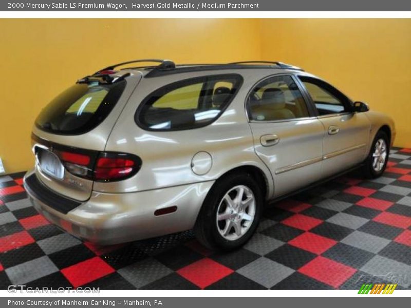 Harvest Gold Metallic / Medium Parchment 2000 Mercury Sable LS Premium Wagon