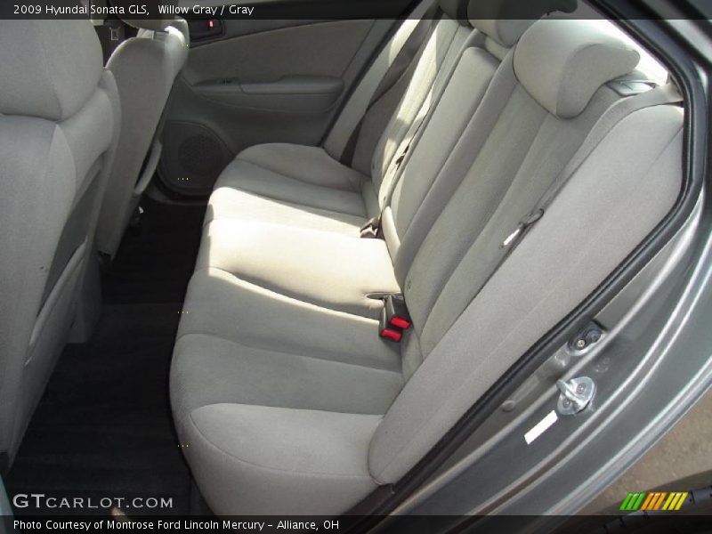 Willow Gray / Gray 2009 Hyundai Sonata GLS