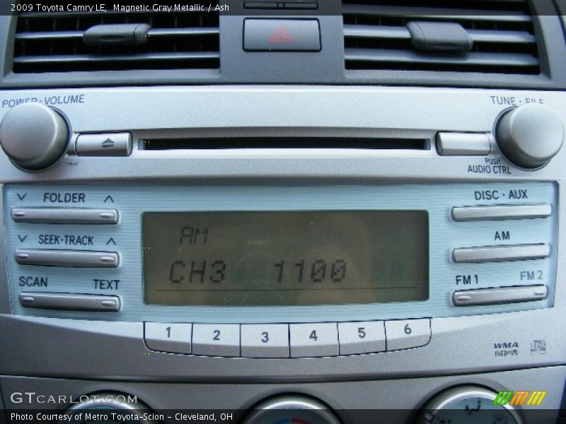 Magnetic Gray Metallic / Ash 2009 Toyota Camry LE