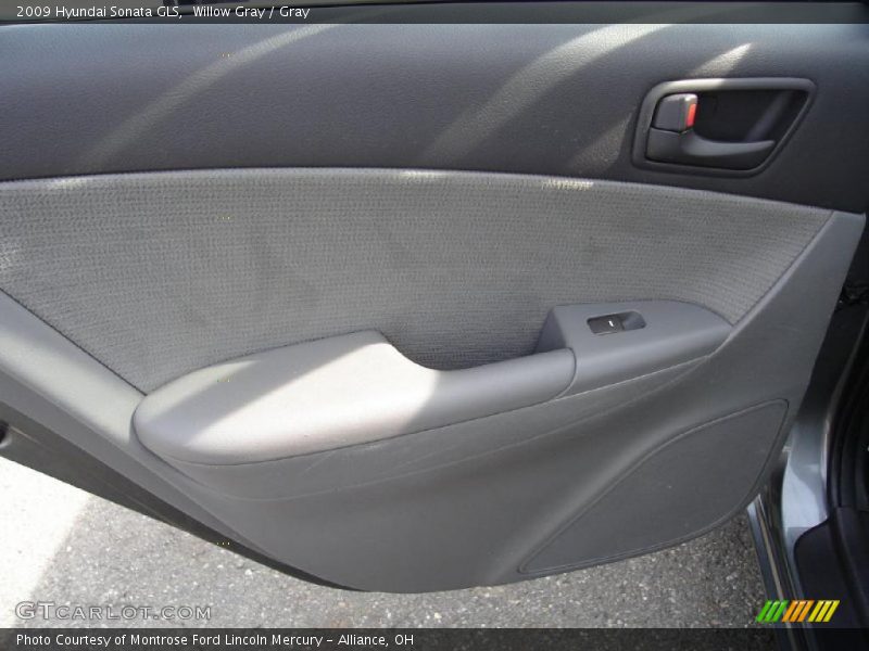 Willow Gray / Gray 2009 Hyundai Sonata GLS