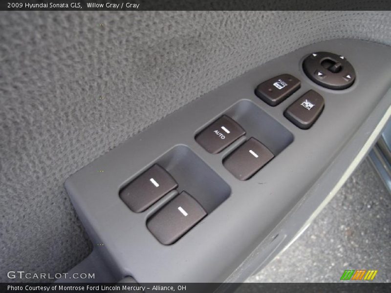 Willow Gray / Gray 2009 Hyundai Sonata GLS
