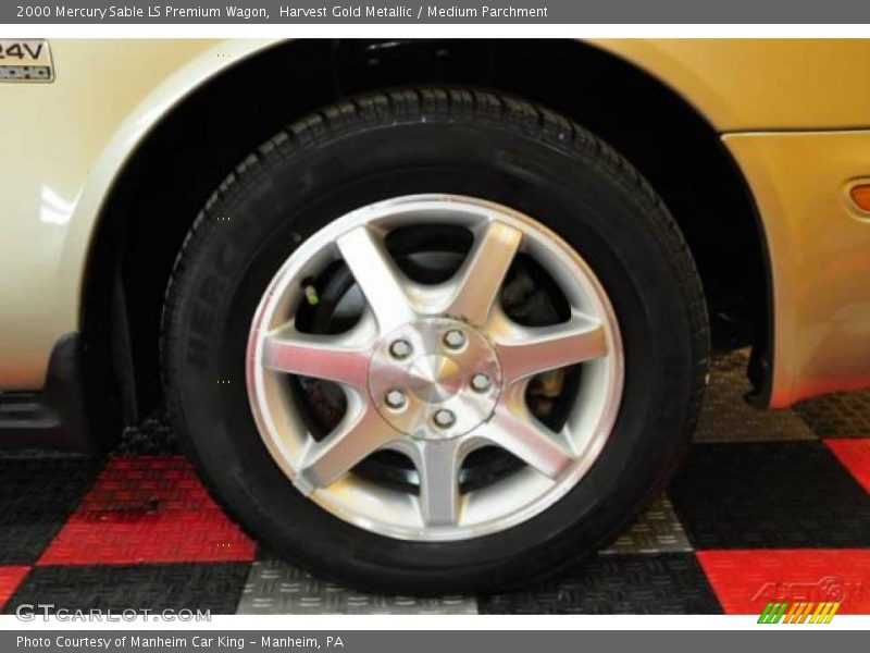 Harvest Gold Metallic / Medium Parchment 2000 Mercury Sable LS Premium Wagon