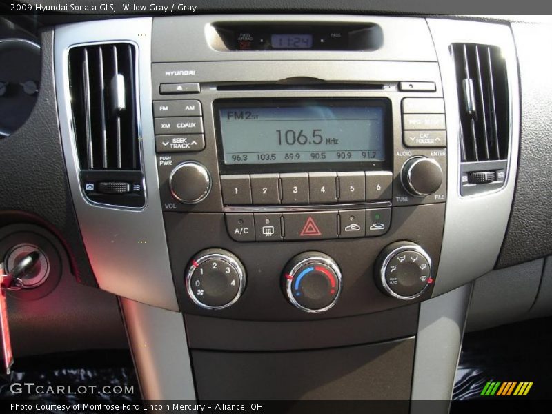 Willow Gray / Gray 2009 Hyundai Sonata GLS
