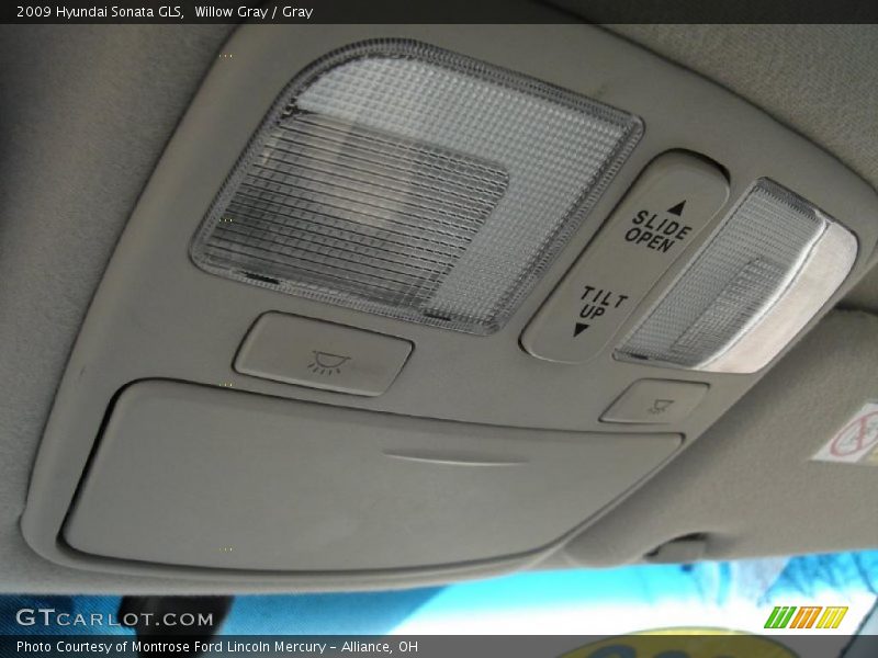 Willow Gray / Gray 2009 Hyundai Sonata GLS