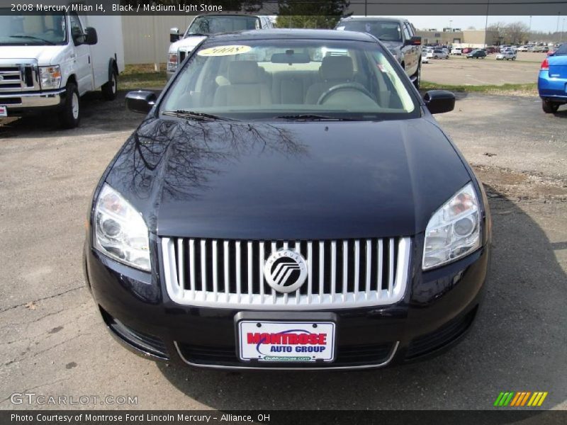 Black / Medium Light Stone 2008 Mercury Milan I4