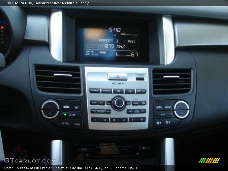 Alabaster Silver Metallic / Ebony 2007 Acura RDX