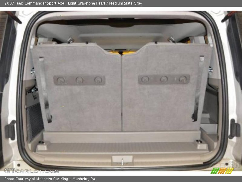Light Graystone Pearl / Medium Slate Gray 2007 Jeep Commander Sport 4x4