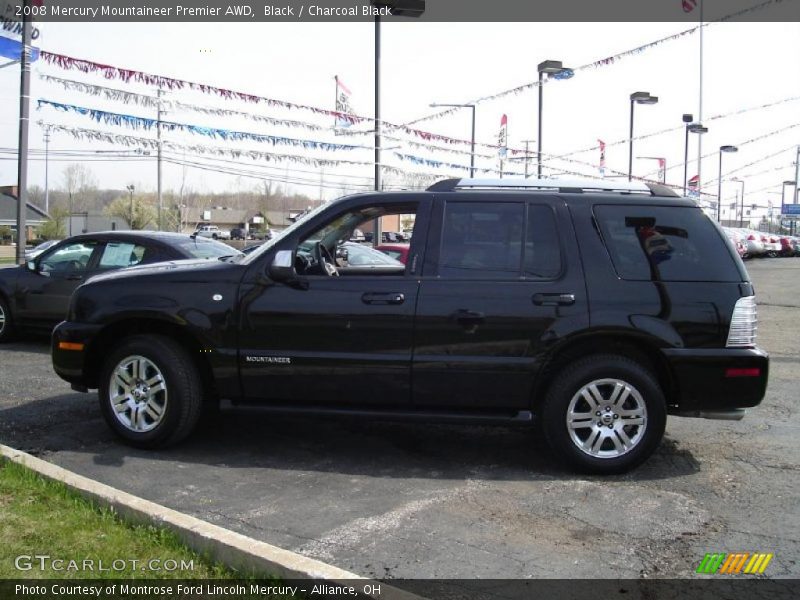 Black / Charcoal Black 2008 Mercury Mountaineer Premier AWD