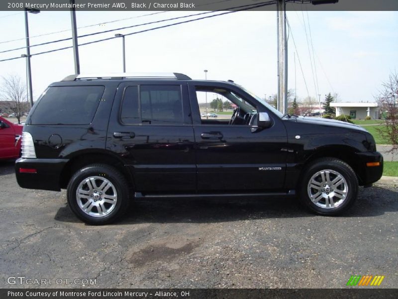 Black / Charcoal Black 2008 Mercury Mountaineer Premier AWD